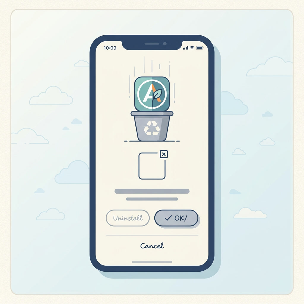 Deleting apps only removes the app icon from your phone — residual app data and account records still live on the company's servers, which matters for privacy