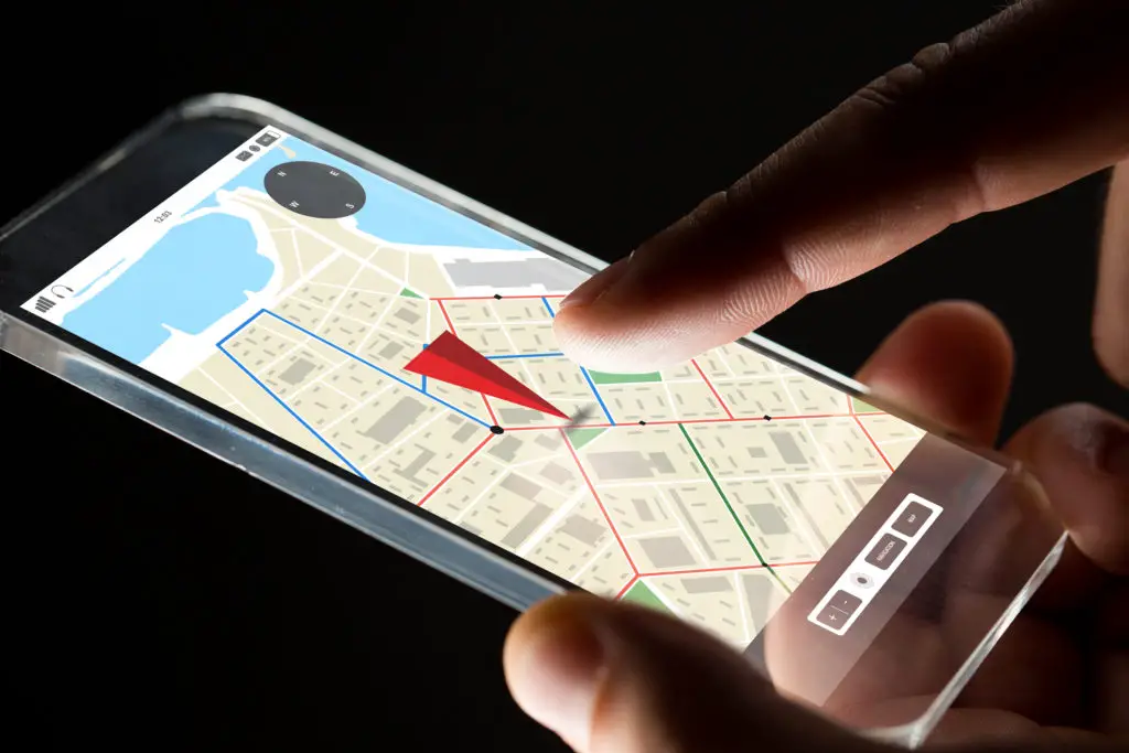 Close up of smartphone with location sharing causing a the user to ask: why is my phone hot