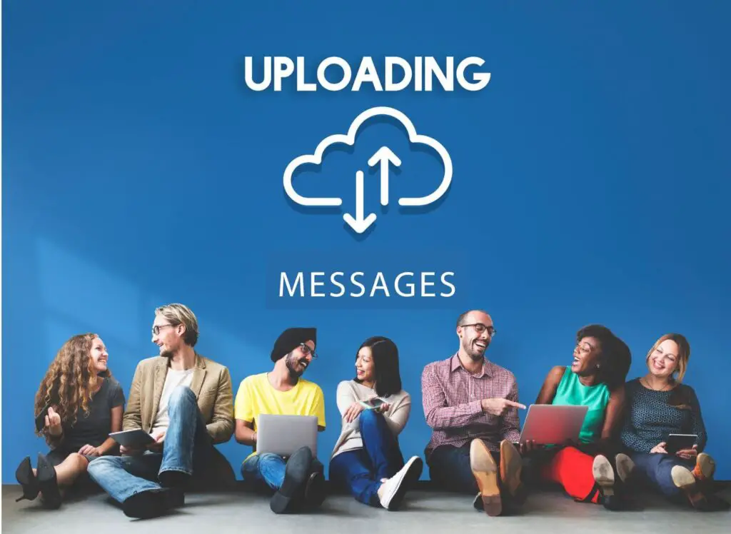 Restore messages. Recover messages concept